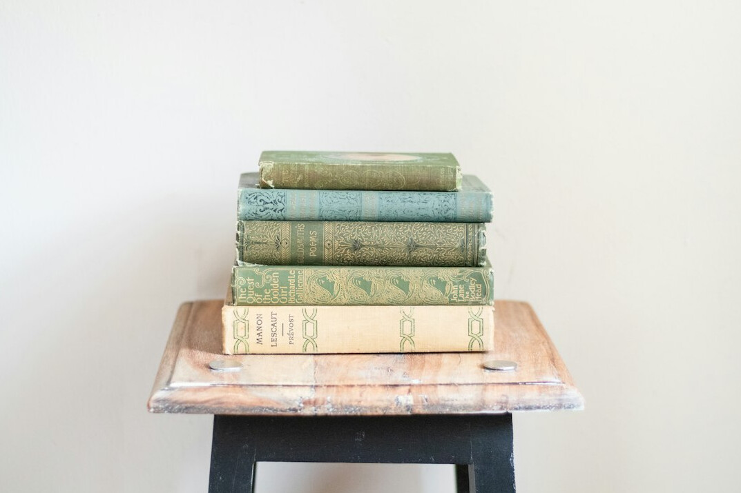 vintage german book collection