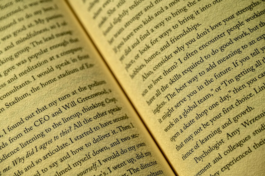 vintage book pages close up